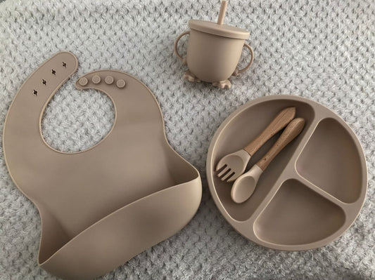 Vajilla de silicona X5 Beige