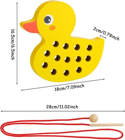 Juego Enhebrar Montessori Pato 🦆